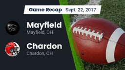 Recap: Mayfield  vs. Chardon  2017