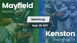 Matchup: Mayfield vs. Kenston  2017