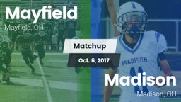 Matchup: Mayfield vs. Madison  2017