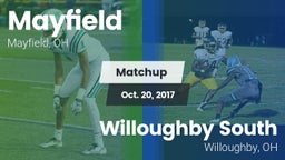 Matchup: Mayfield vs. Willoughby South  2017