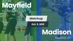 Matchup: Mayfield vs. Madison  2018