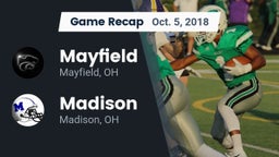 Recap: Mayfield  vs. Madison  2018