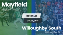 Matchup: Mayfield vs. Willoughby South  2018