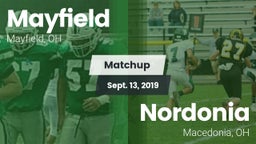 Matchup: Mayfield vs. Nordonia  2019