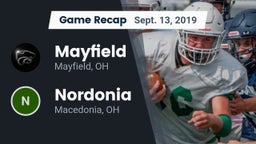 Recap: Mayfield  vs. Nordonia  2019