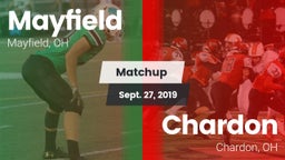 Matchup: Mayfield vs. Chardon  2019