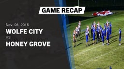 Recap: Wolfe City  vs. Honey Grove  2015