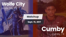Matchup: Wolfe City vs. Cumby  2017