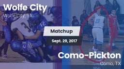 Matchup: Wolfe City vs. Como-Pickton  2017