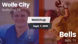 Matchup: Wolfe City vs. Bells  2018