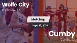 Matchup: Wolfe City vs. Cumby  2019
