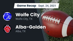 Recap: Wolfe City  vs. Alba-Golden  2021
