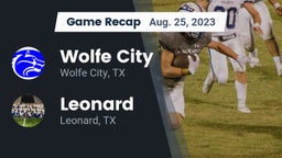 Recap: Wolfe City  vs. Leonard  2023
