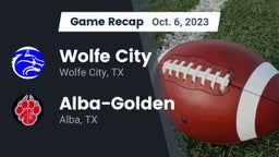 Recap: Wolfe City  vs. Alba-Golden  2023