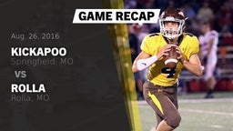 Recap: Kickapoo  vs. Rolla  2016