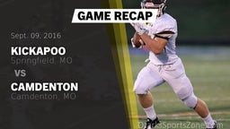 Recap: Kickapoo  vs. Camdenton  2016