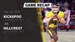 Recap: Kickapoo  vs. Hillcrest  2016