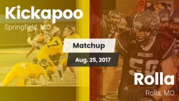 Matchup: Kickapoo  vs. Rolla  2017