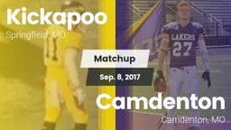 Matchup: Kickapoo  vs. Camdenton  2017