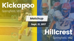 Matchup: Kickapoo  vs. Hillcrest  2017
