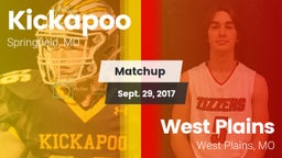 Matchup: Kickapoo  vs. West Plains  2017