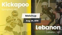 Matchup: Kickapoo  vs. Lebanon  2018
