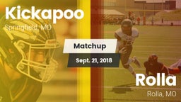 Matchup: Kickapoo  vs. Rolla  2018