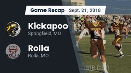 Recap: Kickapoo  vs. Rolla  2018