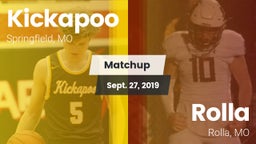 Matchup: Kickapoo  vs. Rolla  2019