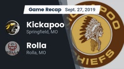 Recap: Kickapoo  vs. Rolla  2019