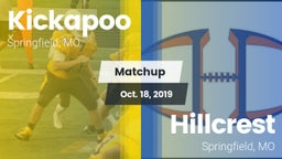 Matchup: Kickapoo  vs. Hillcrest  2019