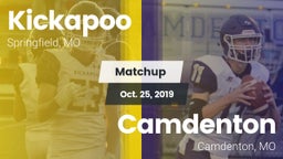 Matchup: Kickapoo  vs. Camdenton  2019