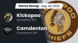 Recap: Kickapoo  vs. Camdenton  2020