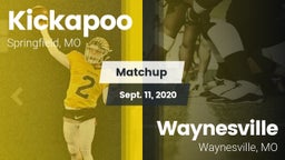 Matchup: Kickapoo  vs. Waynesville  2020