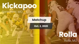 Matchup: Kickapoo  vs. Rolla  2020