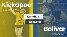 Matchup: Kickapoo  vs. Bolivar  2020