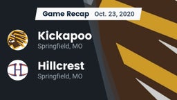 Recap: Kickapoo  vs. Hillcrest  2020