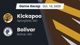 Recap: Kickapoo  vs. Bolivar  2020