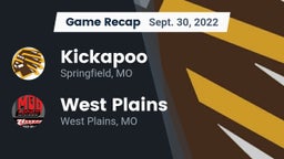 Recap: Kickapoo  vs. West Plains  2022
