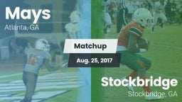 Matchup: Mays vs. Stockbridge  2017