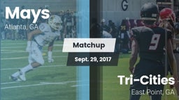Matchup: Mays vs. Tri-Cities  2017