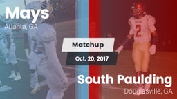 Matchup: Mays vs. South Paulding  2017