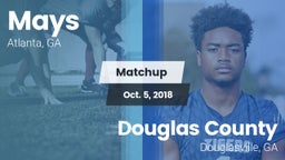Matchup: Mays vs. Douglas County  2018