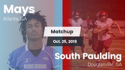Matchup: Mays vs. South Paulding  2019