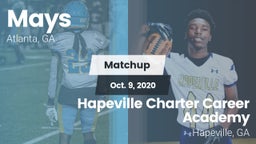 Matchup: Mays vs. Hapeville Charter Career Academy 2020
