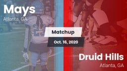 Matchup: Mays vs. Druid Hills  2020