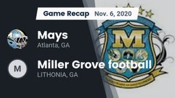 Recap: Mays  vs. Miller Grove football 2020