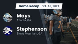 Recap: Mays  vs. Stephenson  2021