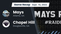 Recap: Mays  vs. Chapel Hill  2022