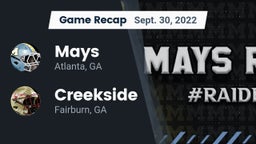 Recap: Mays  vs. Creekside  2022